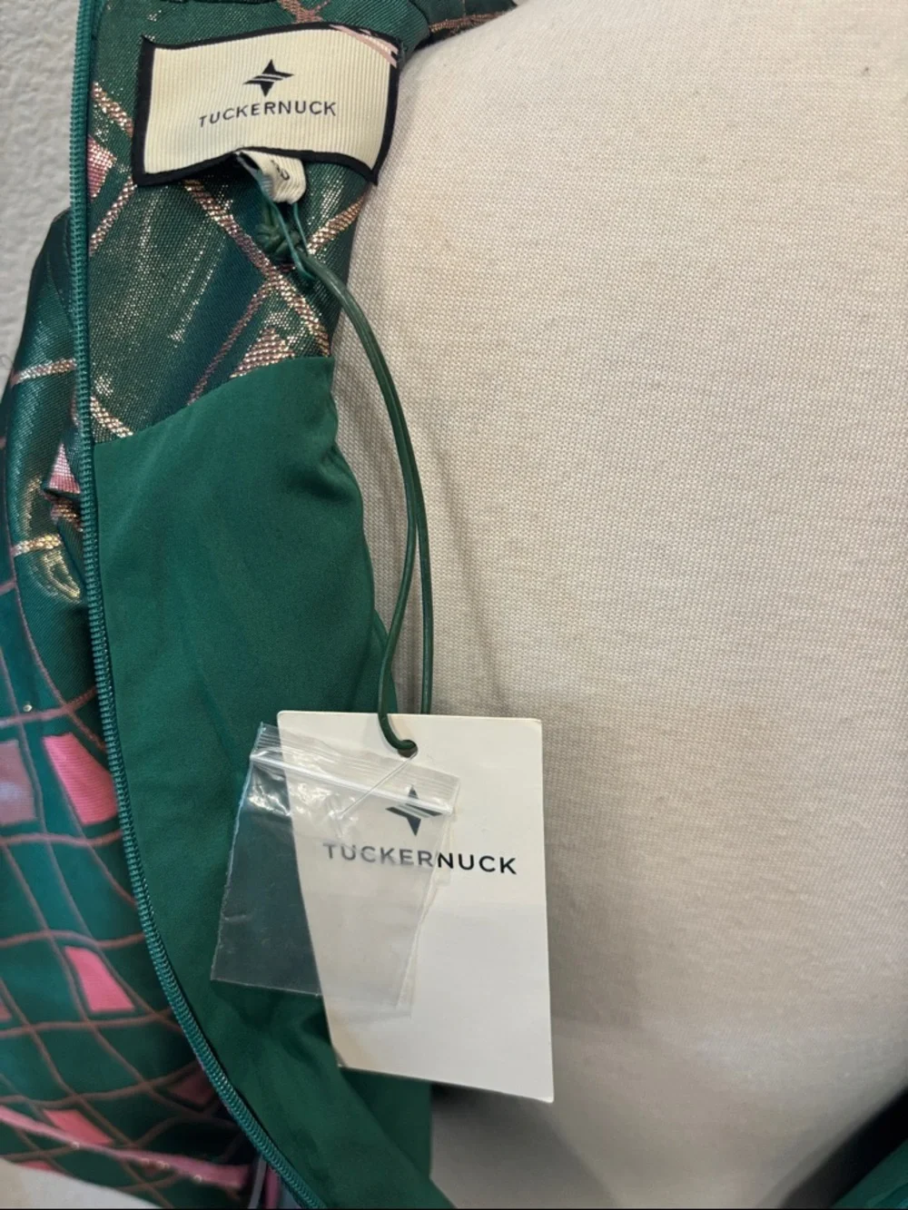 NWT Metallic Mosaic Indre Dress by Tuckernuck - Picture 9 of 14